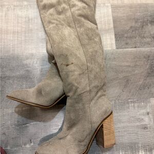 Mi.iM Taupe Over the Knee Boots